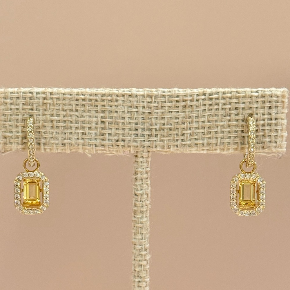 Swarovski Millenia Gold-Tone Crystal Drop Earrings